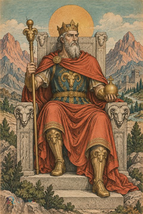 Quenway The Emperor card illustration